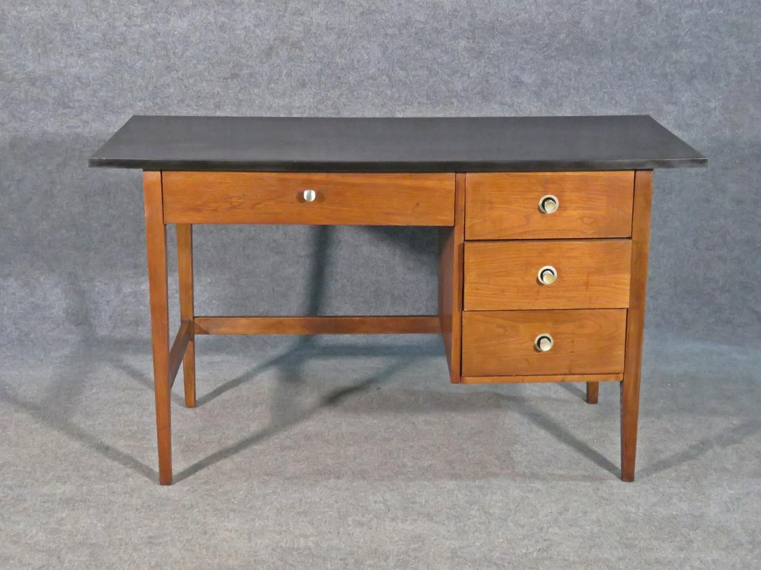 STANLEY WALNUT & LAMINATE DESK (1 of 5)