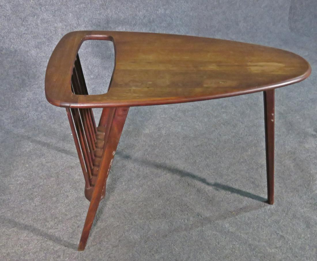 ARTHUR UMANOFF WALNUT MAGAZINE/SIDE TABLE (1 of 11)