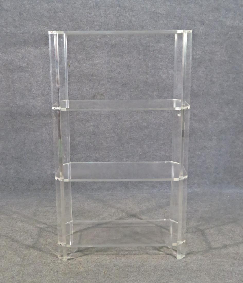 LUCITE ETAGERE (1 of 6)