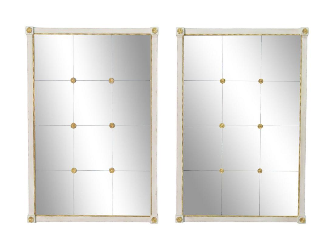 PAIR JOHN RICHARDS EGLOMISED MIRRORS (1 of 9)