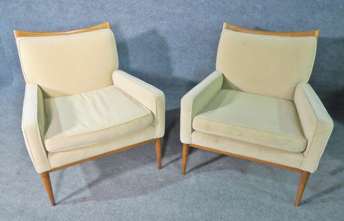 PAIR PAUL MCCOBB CLUB CHAIRS (1 of 12)