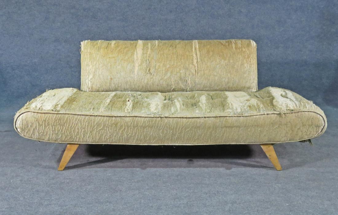 GROSFELD HOUSE ATTRIBUTED OPEN ARM SETTEE (1 of 7)