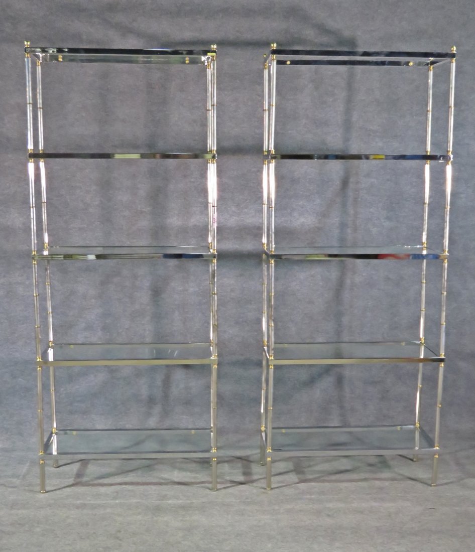 PAIR JANSEN STYLE ETAGERES (1 of 10)