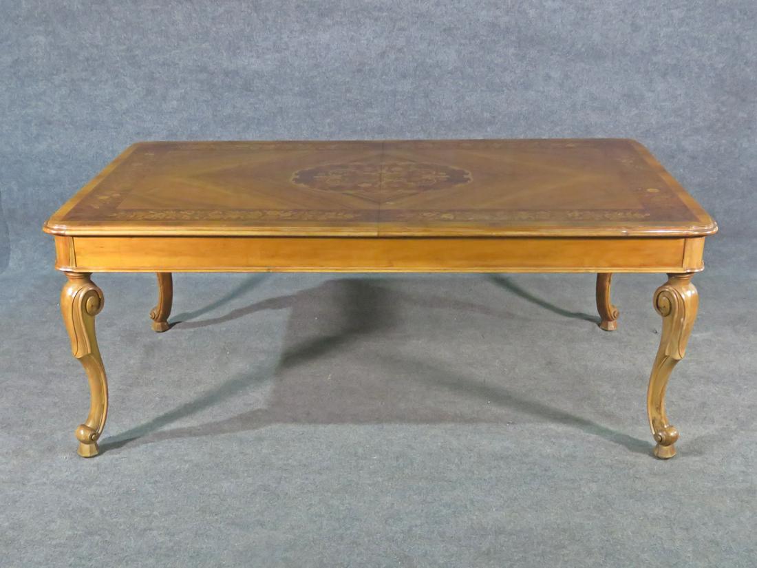 DUTCH MARKETREE INLAID DINING TABLE (1 of 11)