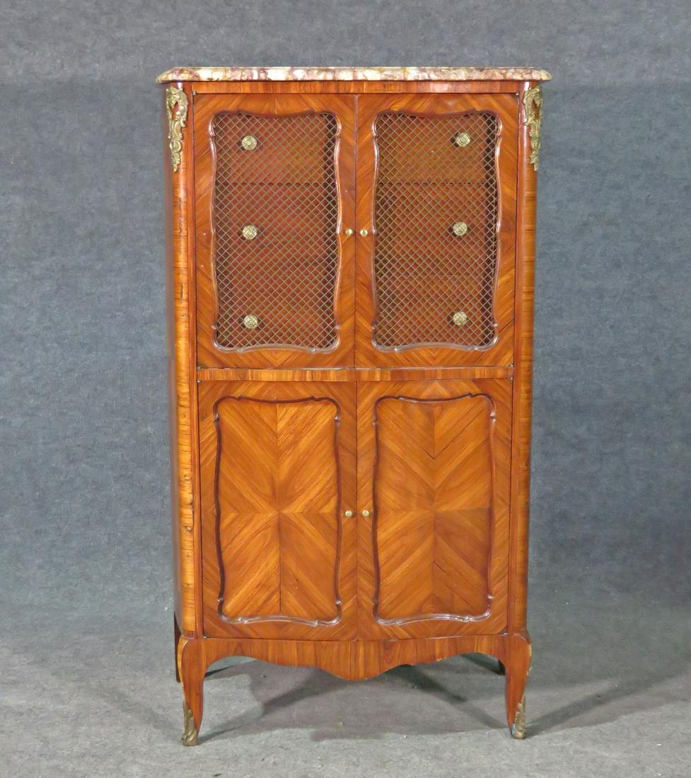 FRENCH MARBLE TOP LINGERIE CHEST (1 of 8)