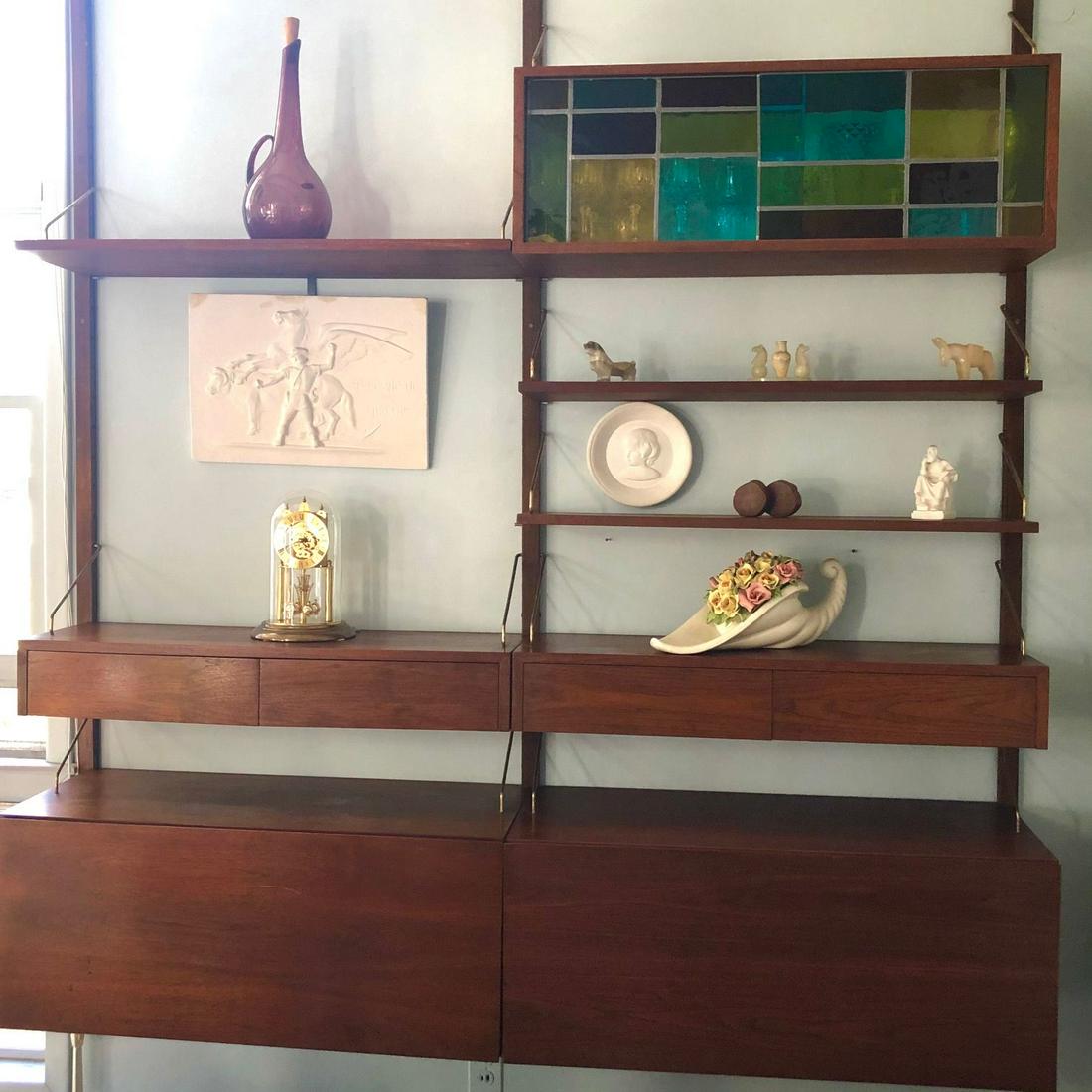AMERICAN WALNUT DOUBLE WALL UNIT (1 of 3)