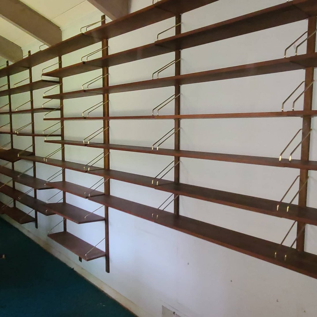 FORTY (40) FT MULTI SECTION BOOKSHELF/HANGING WALL UNIT (1 of 13)