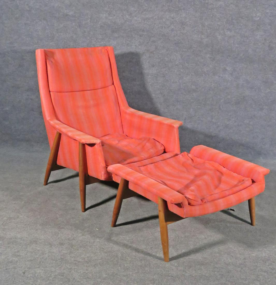 THAYER COGGIN ARM CHAIR & OTTOMAN (1 of 14)