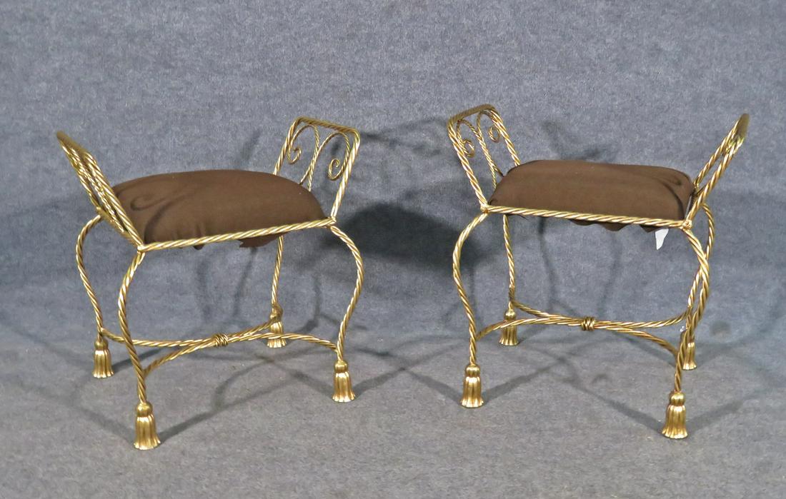 PR GILDED ROPE TWIST BENCHES (1 of 5)