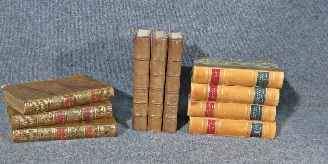 10 LEATHER BOUND BOOKS (1 of 7)