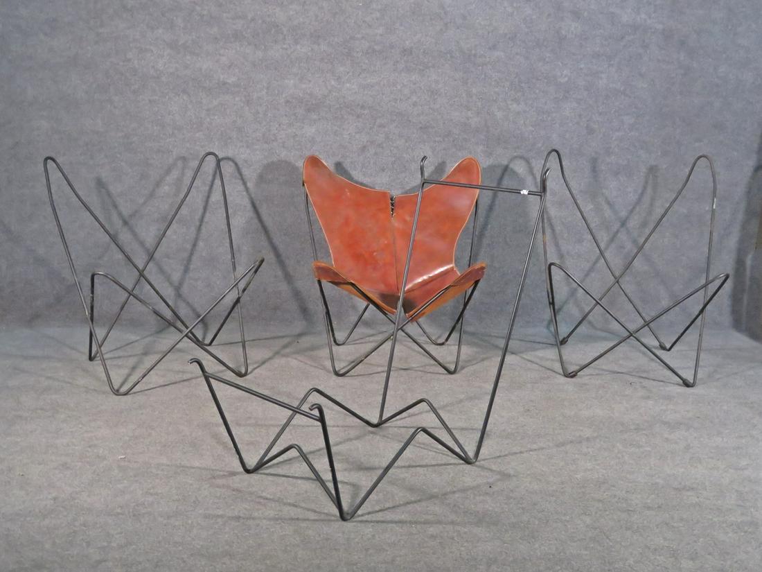 3  BUTTERFLY CHAIR FRAMES & 1 SLING CHAIR (1 of 8)