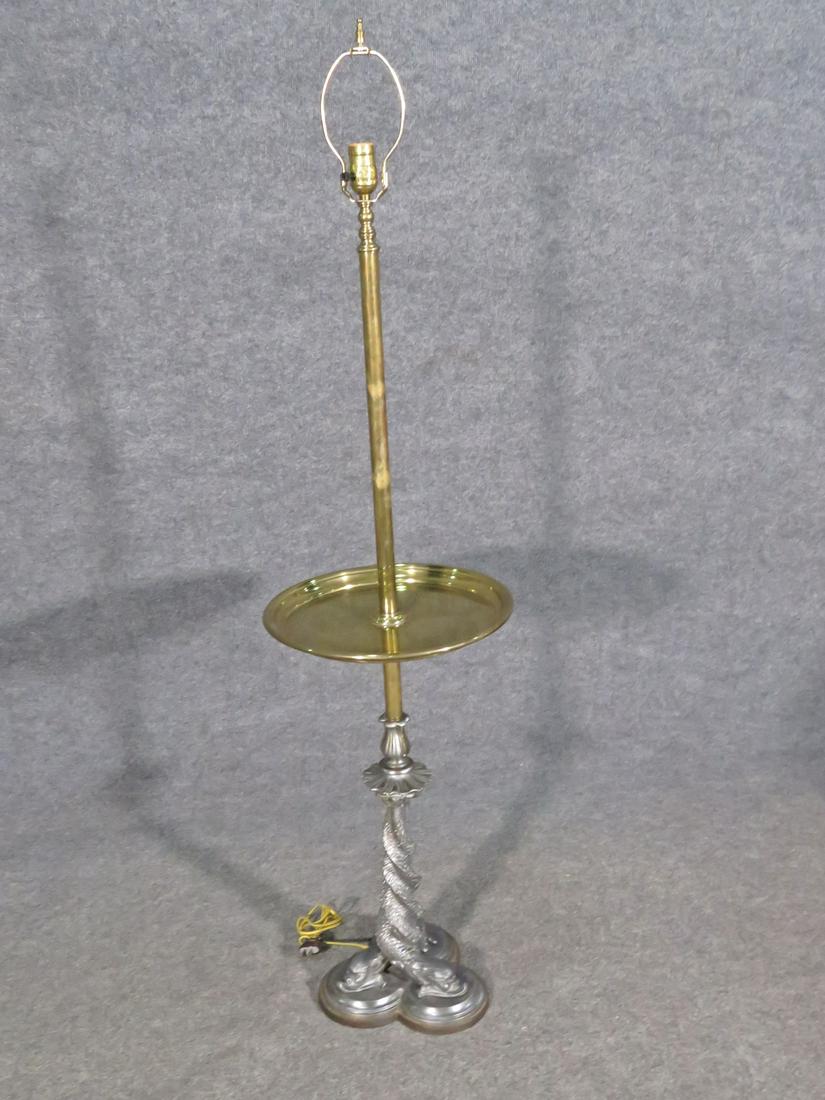 BRADLEY & HUBBARD STYLE SHAFT TABLE FLOOR LAMP (1 of 12)