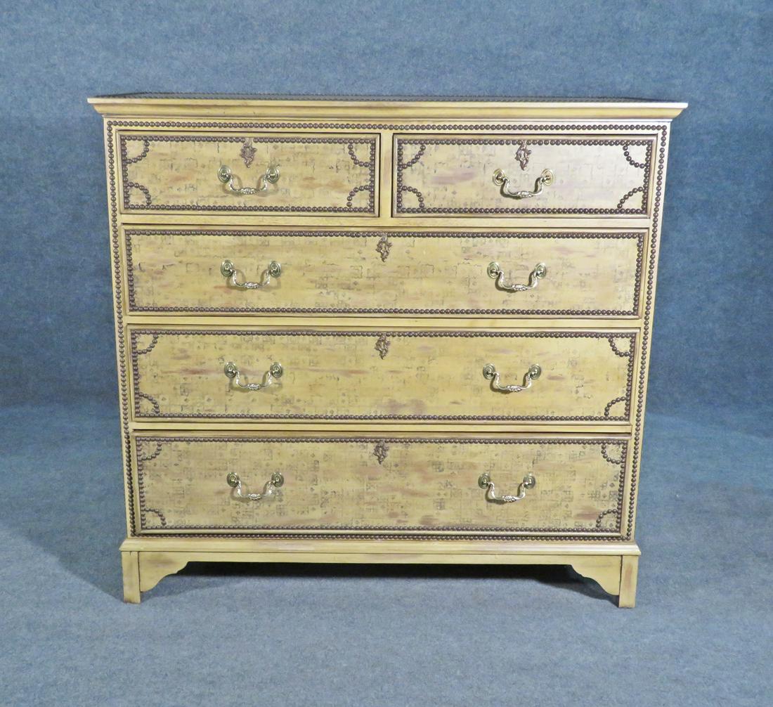 GEORGIAN STYLE 5 DRAWER CHEST (1 of 7)