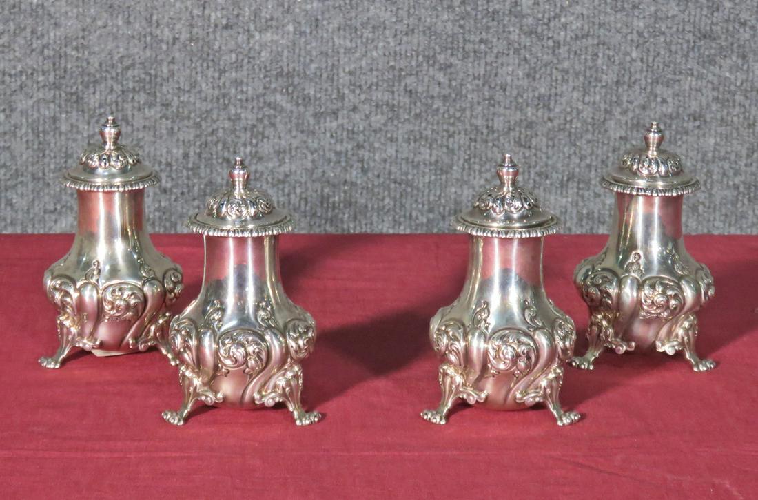 2 PR HOWARD & CO NY STERLING SILVER SALT & PEPPER (1 of 8)