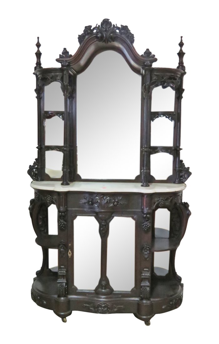 2 PC BELTER ROSEWOOD ETAGERE (1 of 10)