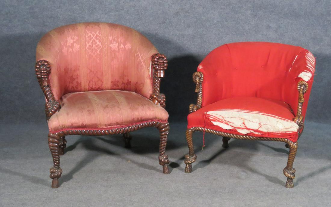 COMPANION PAIR ROPE TWIST BERGERES (1 of 11)