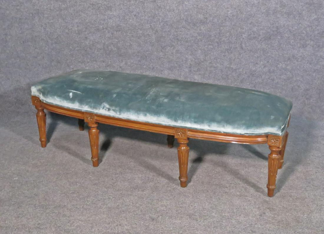 FRENCH CARVED WINDOW BENCH (1 of 8)