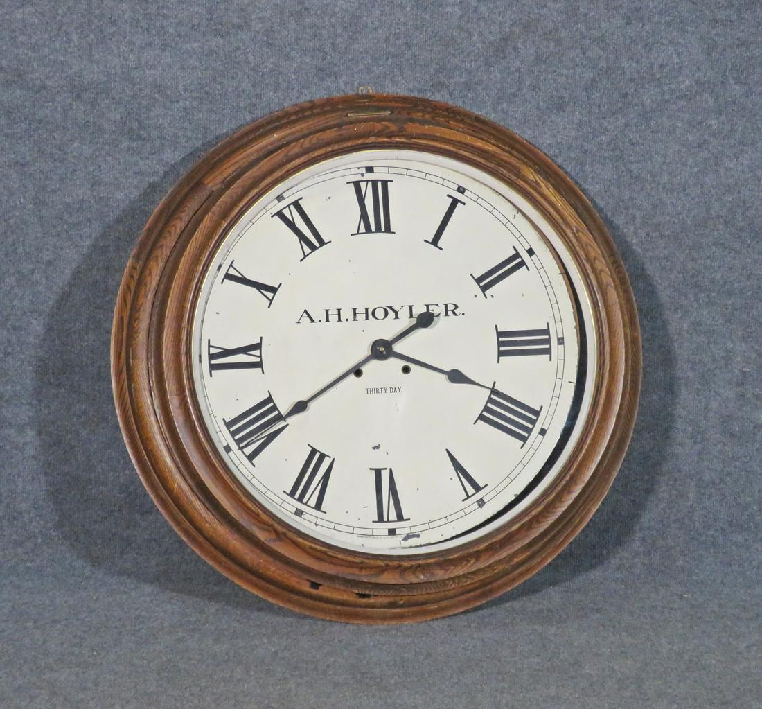 A. H. HOYLER ANTIQUE ELECTRONIC CLOCK (1 of 9)