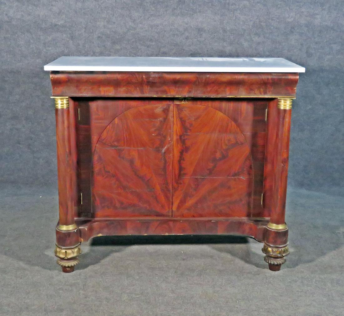 ATTRIBUTED ANTHONY QUERVELLE MARBLE TOP EMPIRE STYLE (1 of 11)