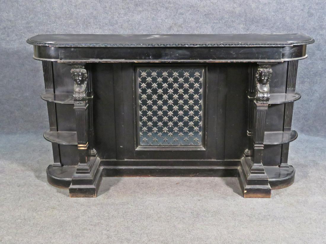 ANTIQUE FRENCH EMPIRE FIGURAL CONSOLE (1 of 9)