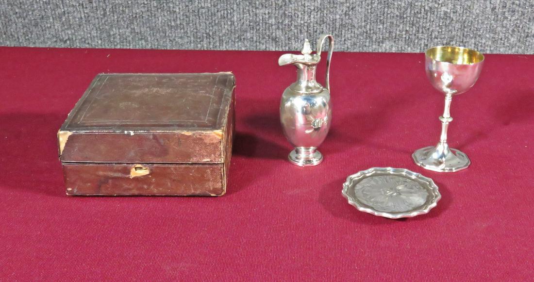 STERLING TRAVELING COMMUNION SET (1 of 8)
