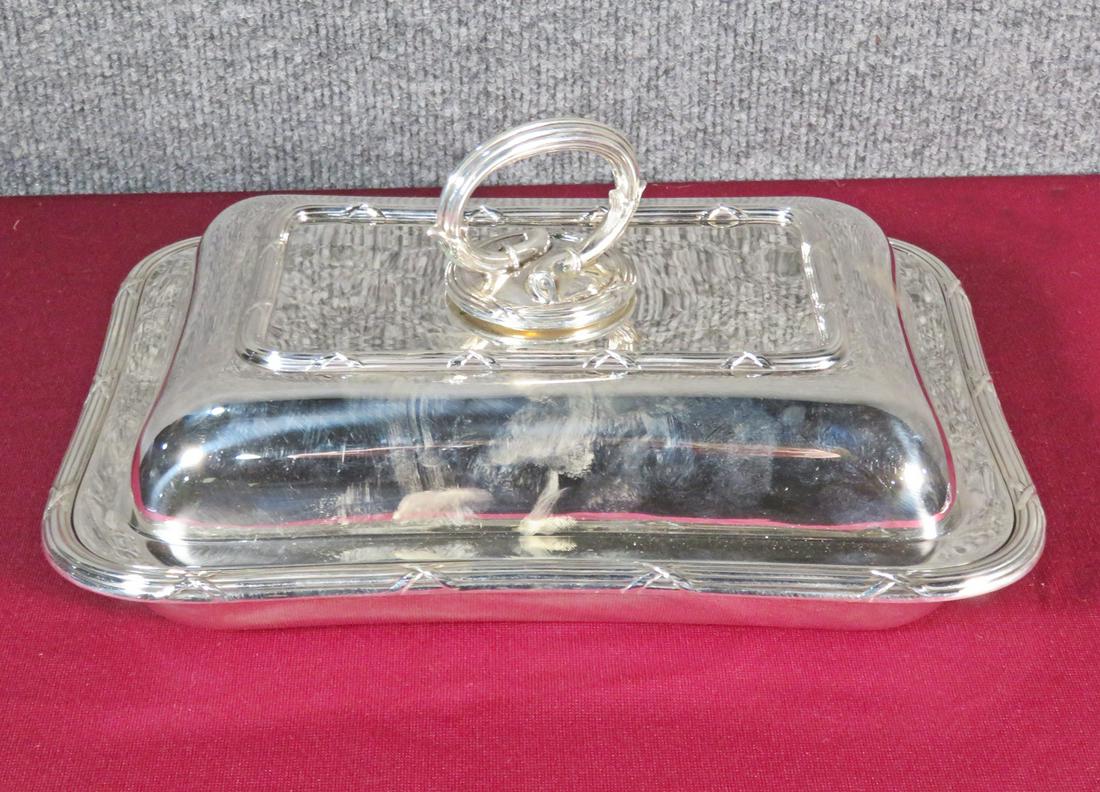 STERLING SILVER SERVING DISH (1 of 5)