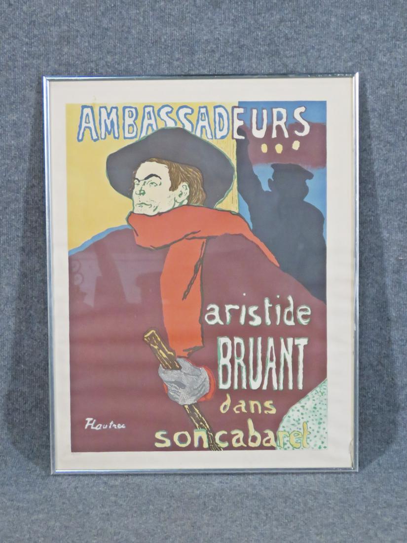 HENRI DE TOULOUSE-LAUTREC LITHOGRAPH (1 of 6)