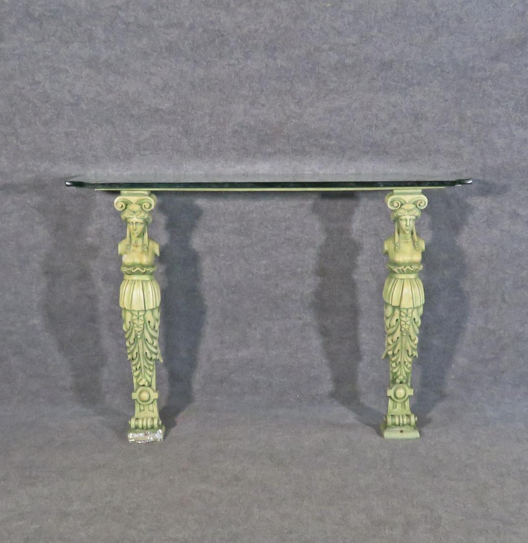 MODERN RENAISSANCE STYLE WALL MOUNT CONSOLE (1 of 8)