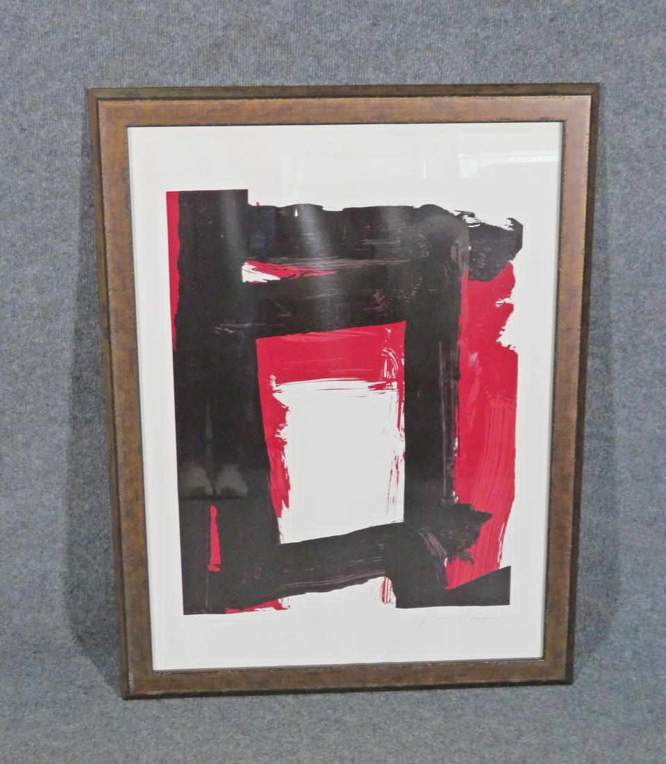 EDVINS STRAUTMANIS ABSTRACT SCREENPRINT (1 of 6)