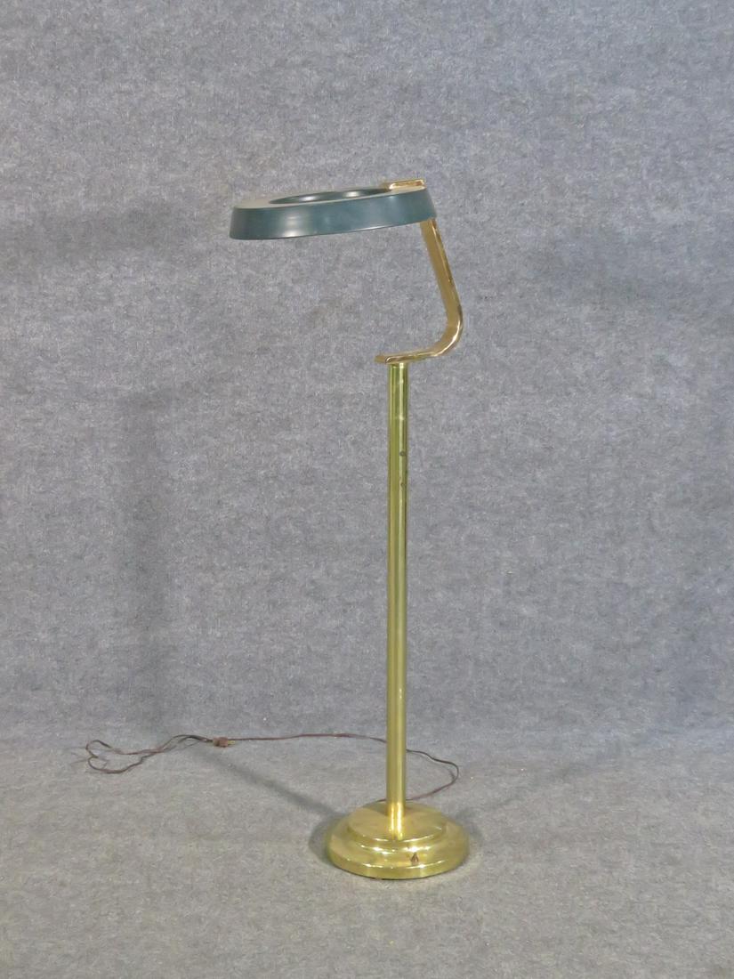MID CENTURY MODERN BRASS PLATED FLOOR LAMP (1 of 7)