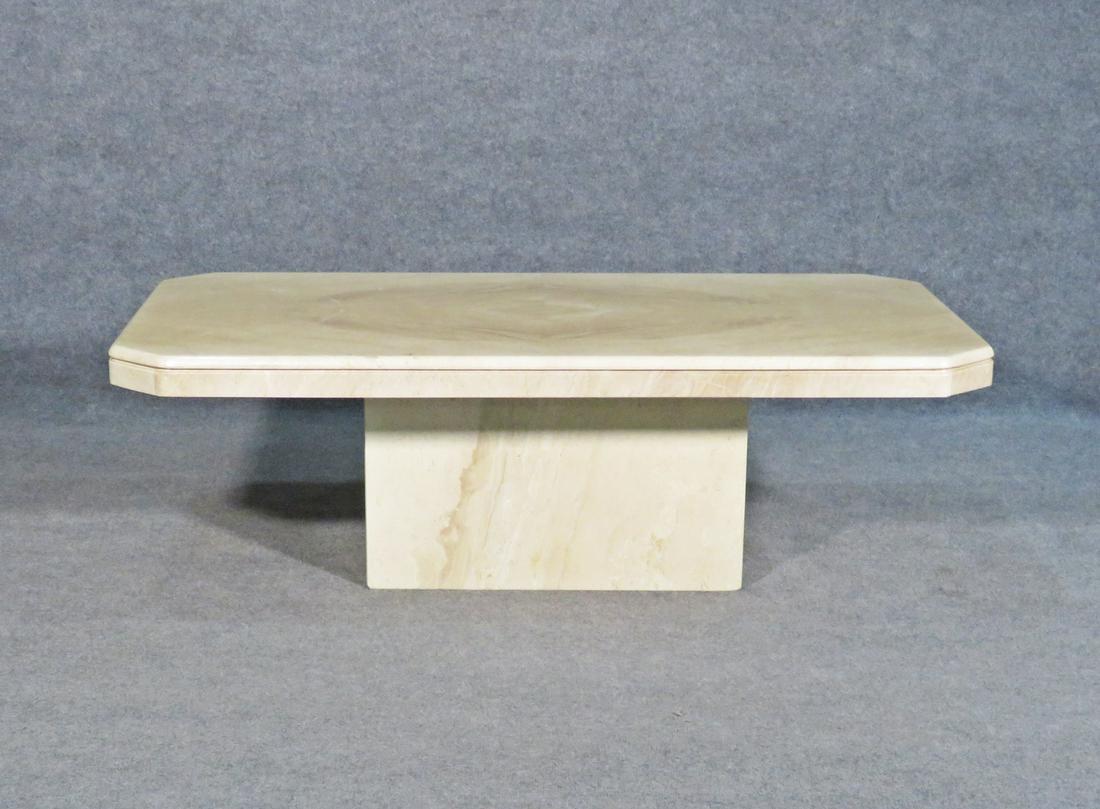 ITALIAN TRAVERTINE COFFEE TABLE (1 of 6)