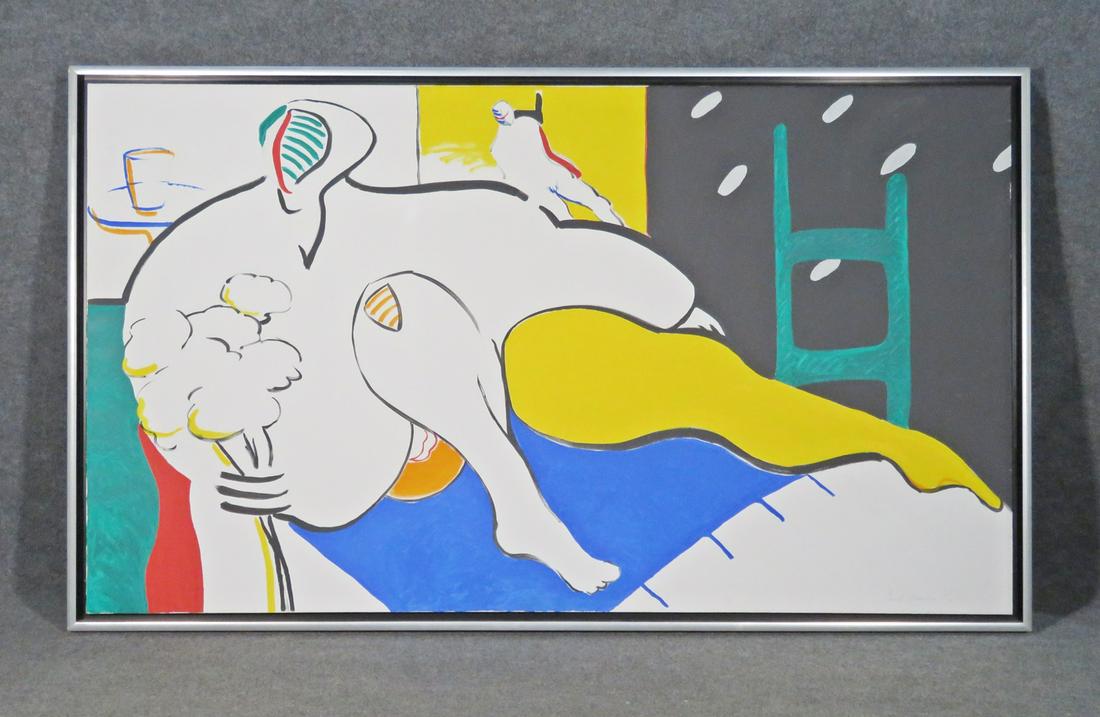 EDWARD ALEXANDER BURKE PAINTING "BOUQUET" (1 of 12)