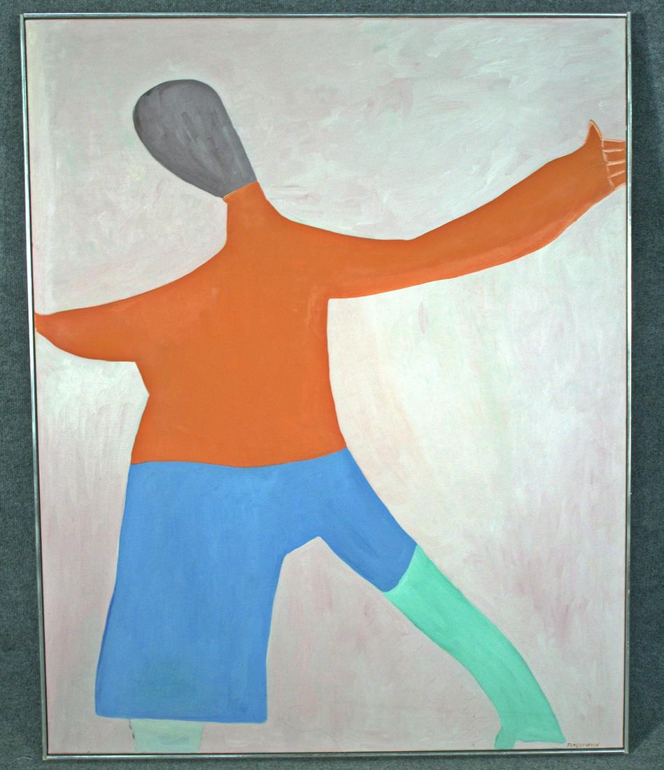 LARGE HELEN SEASONWEIN WATERCOLOR "DOWN BERT" (1 of 11)