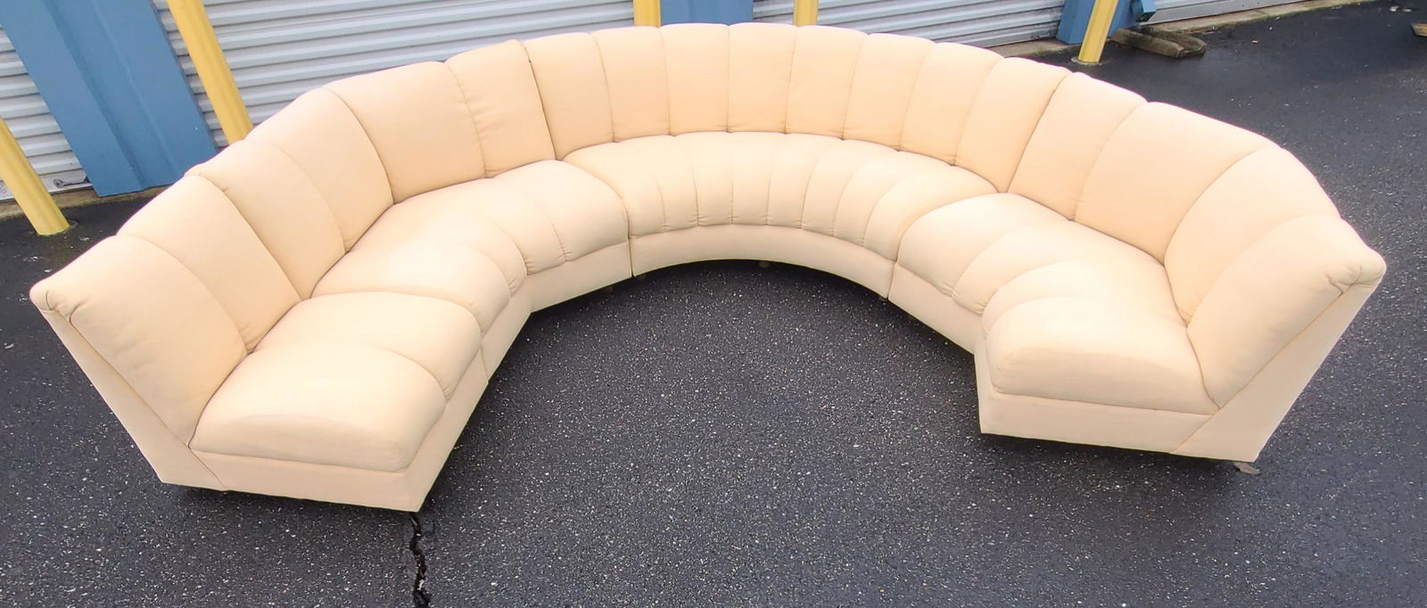 THAYER COGGIN CRESCENT SECTIONAL SOFA (1 of 7)