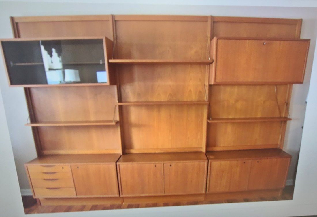 DANISH MODERN TEAK WALL UNIT (1 of 10)