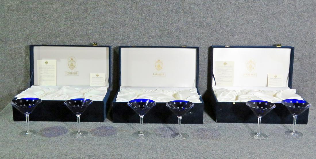 3 SIGNED BOXED SETS FABERGE IMPERIAL COLLECTION GALAXIE (1 of 12)