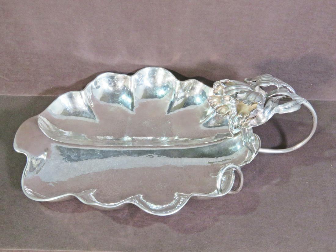 CAMUSSO MFG STERLING HANDLED TRAY (1 of 4)