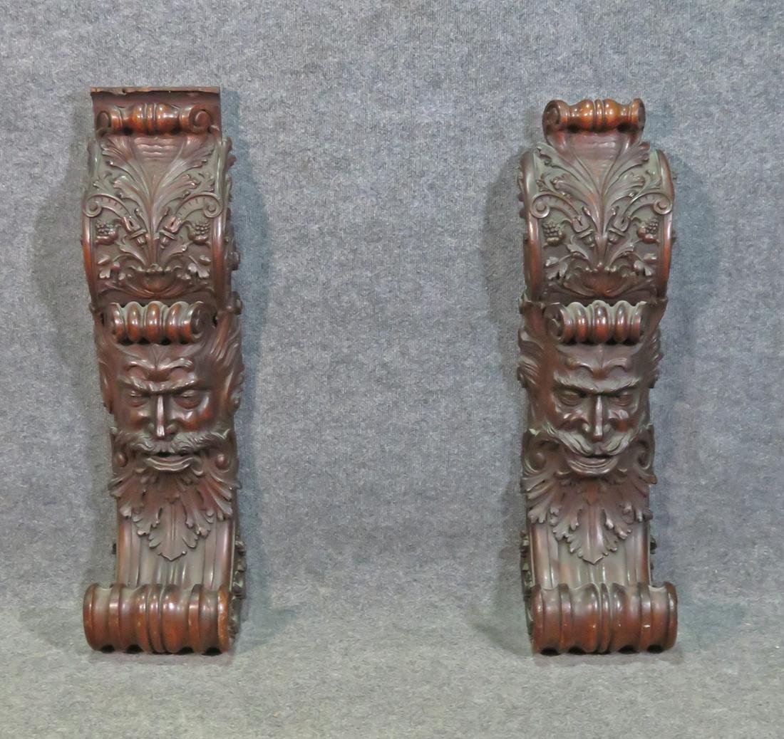 PAIR RENAISSANCE STYLE ELEMENTS (1 of 9)