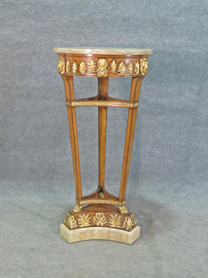 CLASSICAL STYLE TESSELLATED TOP/BASE PEDESTAL (1 of 6)