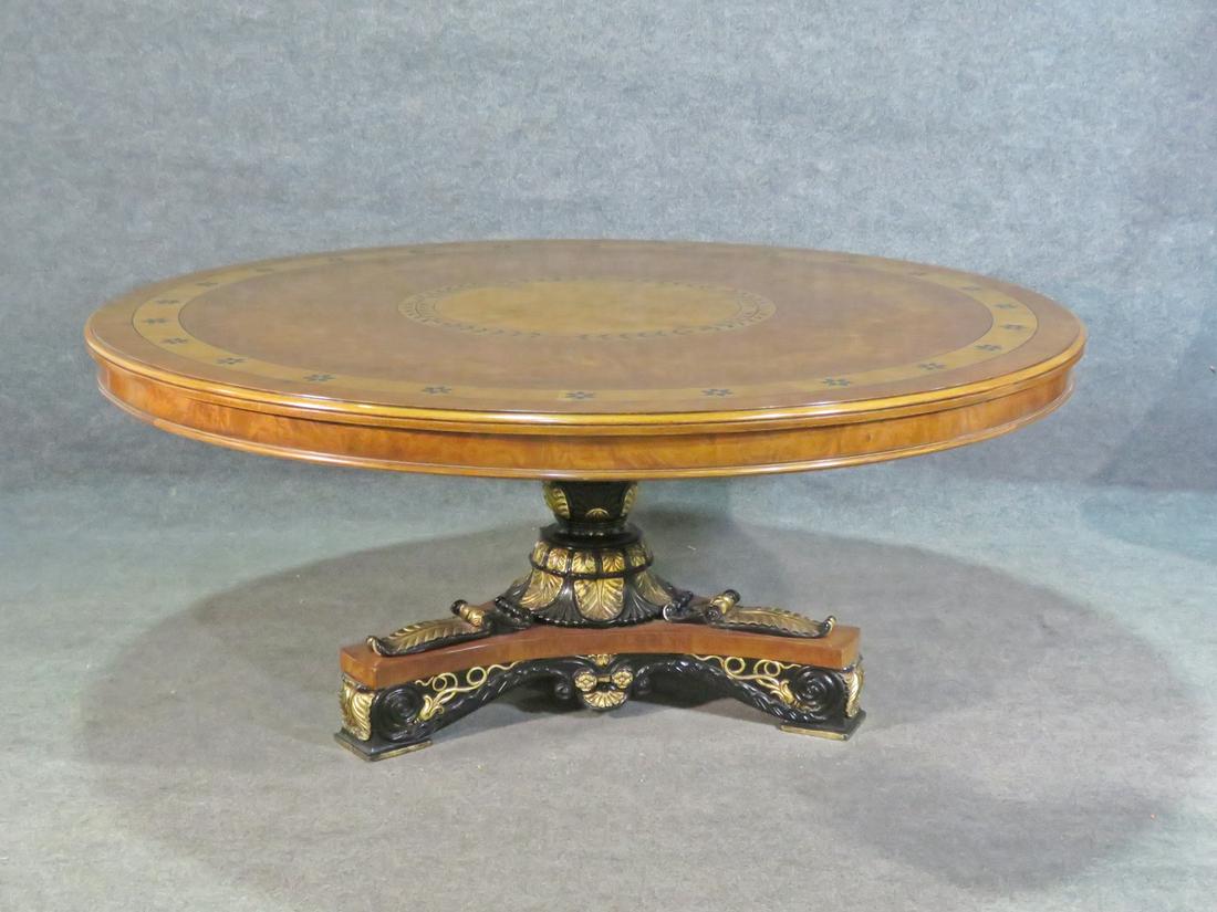 MONUMENTAL REGENCY STYLE CENTER TABLE (1 of 8)