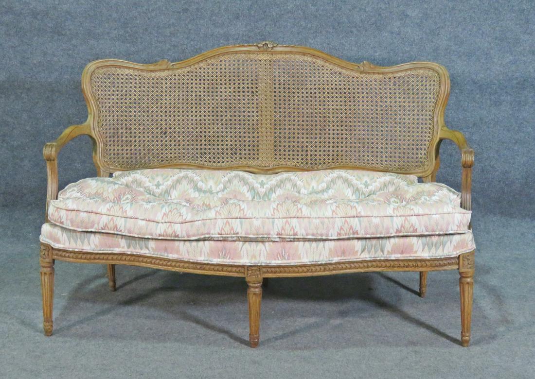 18/19TH CENTURY LOUIS XVI STYLE SETTEE (1 of 7)