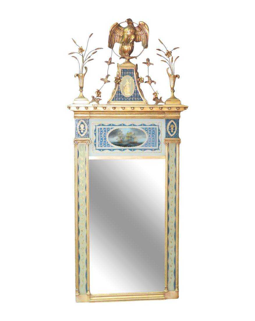 FEDERAL STYLE EGLOMISED MIRROR (1 of 14)
