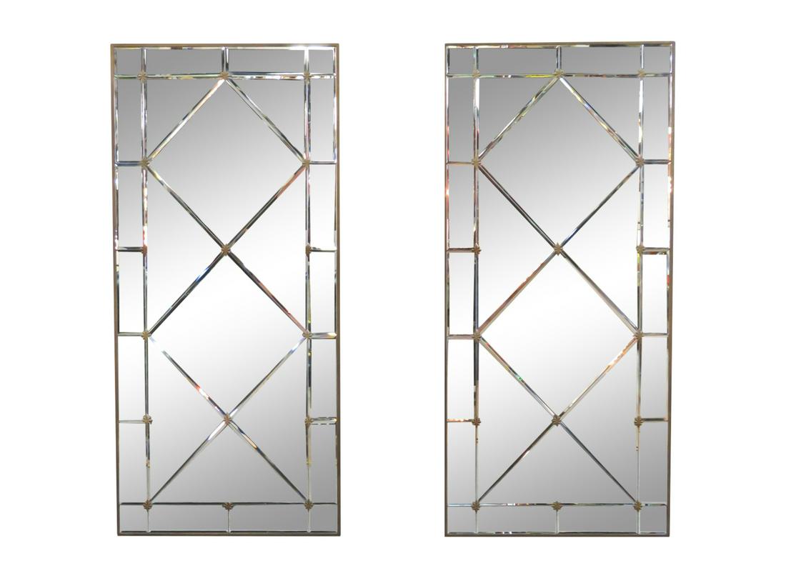 PAIR HOLLYWOOD REGENCY STYLE MIRRORS (1 of 13)