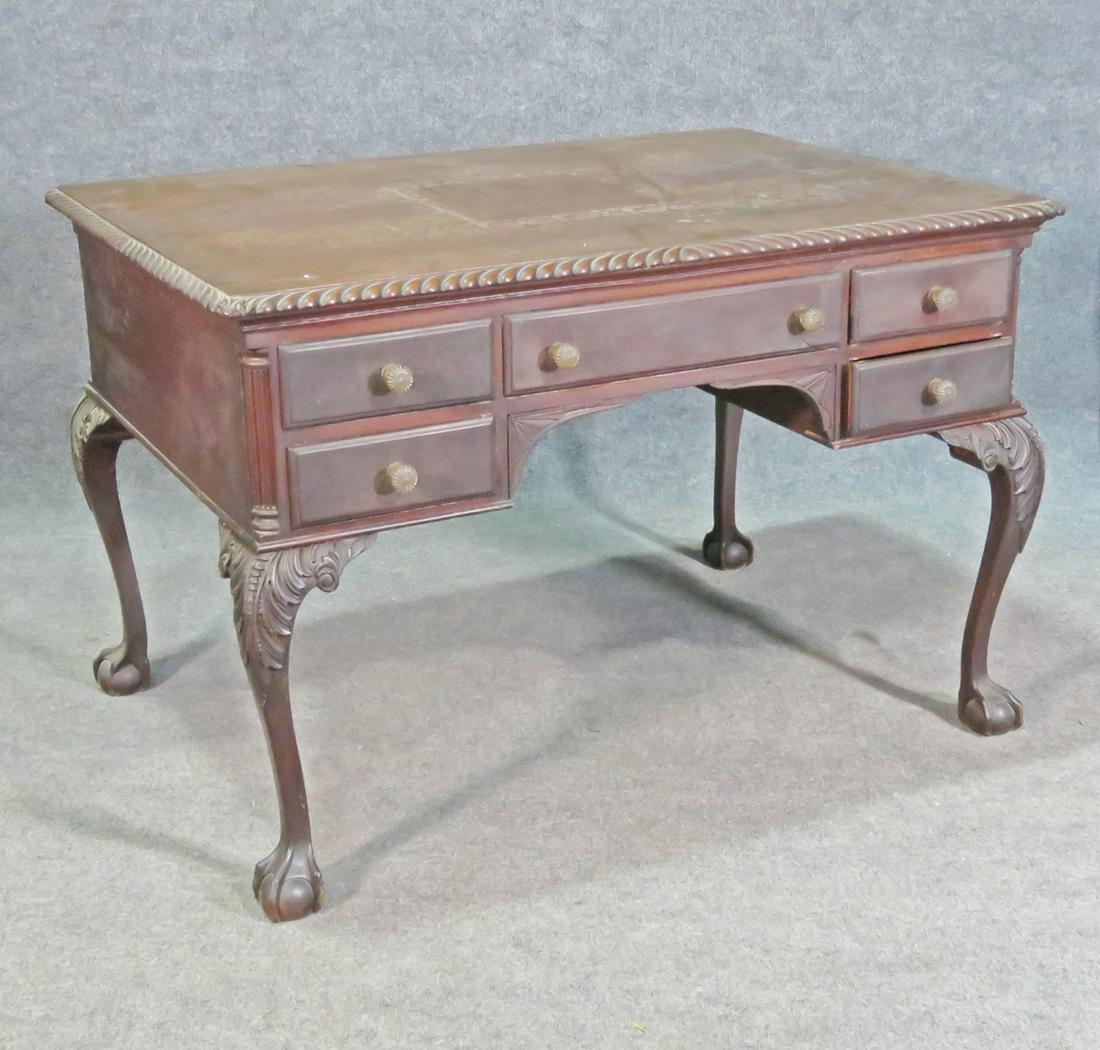 GEORGIAN STYLE DESK (1 of 6)