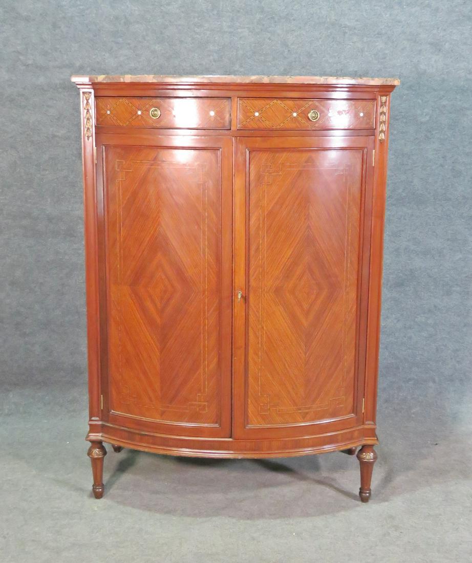 LOUIS XVI STYLE MARBLE TOP WARDROBE (1 of 7)