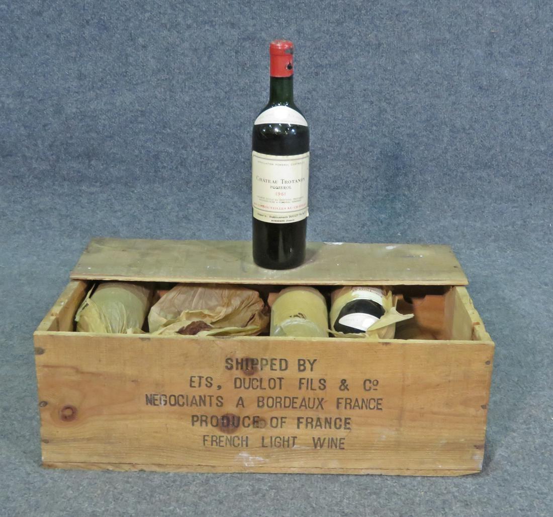 10 BOTTLES 1961 CHATEAU TROTANOY (1 of 15)