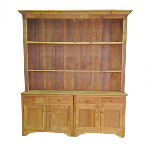 Large Antique Pine Hutch