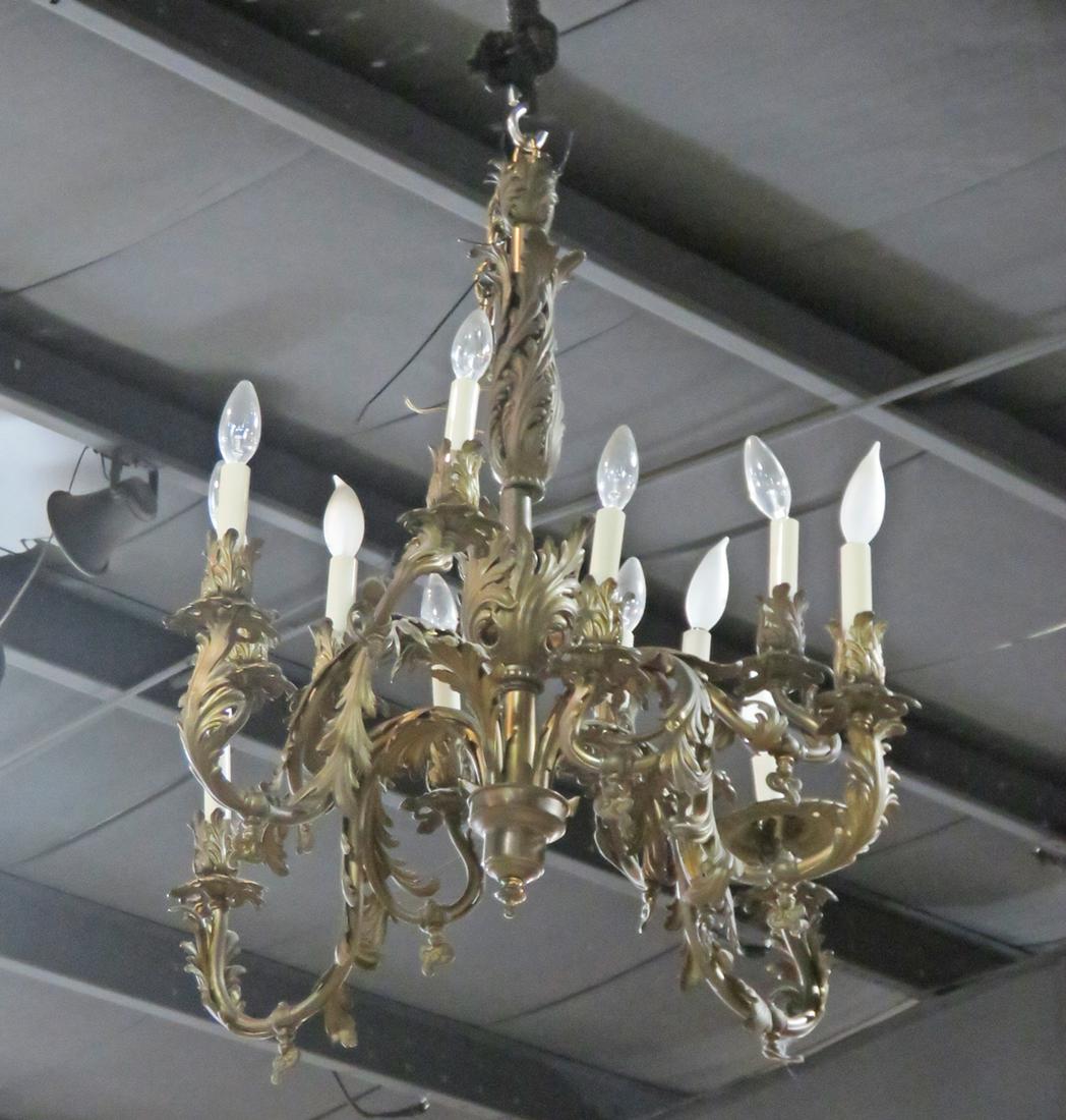 BELLE EPOQUE FRENCH CHANDELIER (1 of 8)
