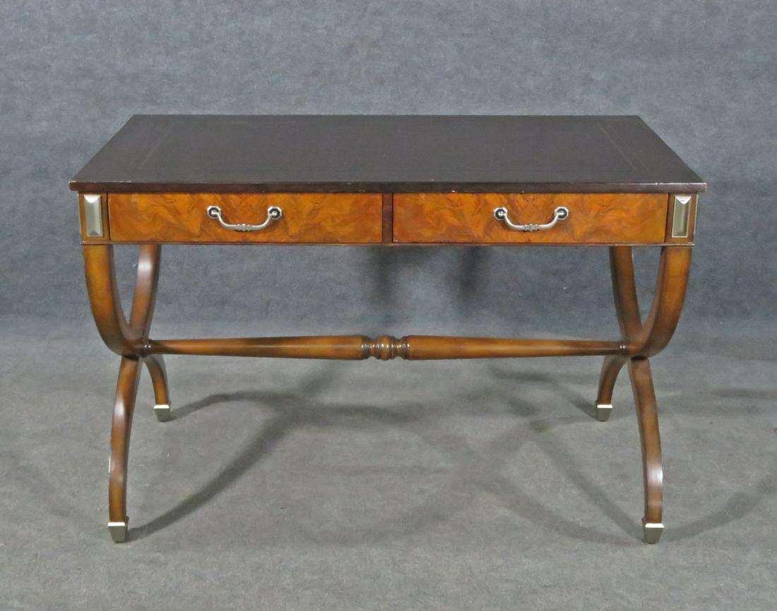 MAITLAND SMITH LEATHER TOP DESK (1 of 11)