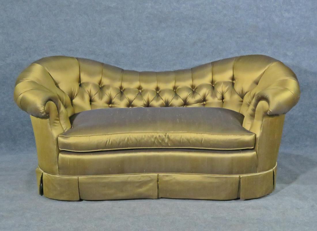 BAKER UPHOLSTERED LOVESEAT (1 of 9)
